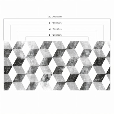 Worn Cubes. Sizes Washable self-adhesive vinyl for furniture & walls. Lokoloko
