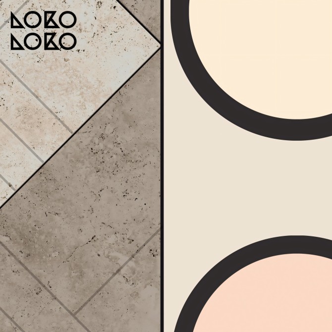 Gran Gatsby - Eco-friendly self-adhesive wallpaper mural for bedrooom living-room - Geometry textures - Lokoloko
