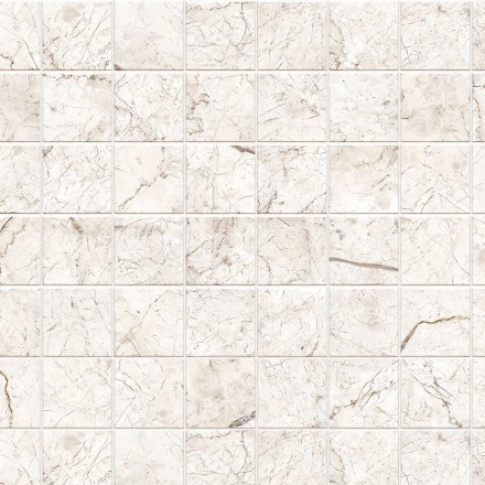 Small beige marble mosaic - Washable vinyl self-adhesive walls bathroom