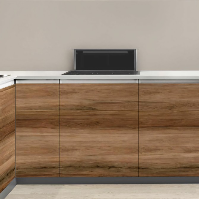 Madera Cambara - vinilo lavable autoadhesivo opaco para muebles de cocina, puertas o frentes