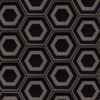 Patrón Cerámico Hexagonal 4. Detalle Vinilo lavable, tintas ecologicas, resistente al agua, antibacterias para paredes.