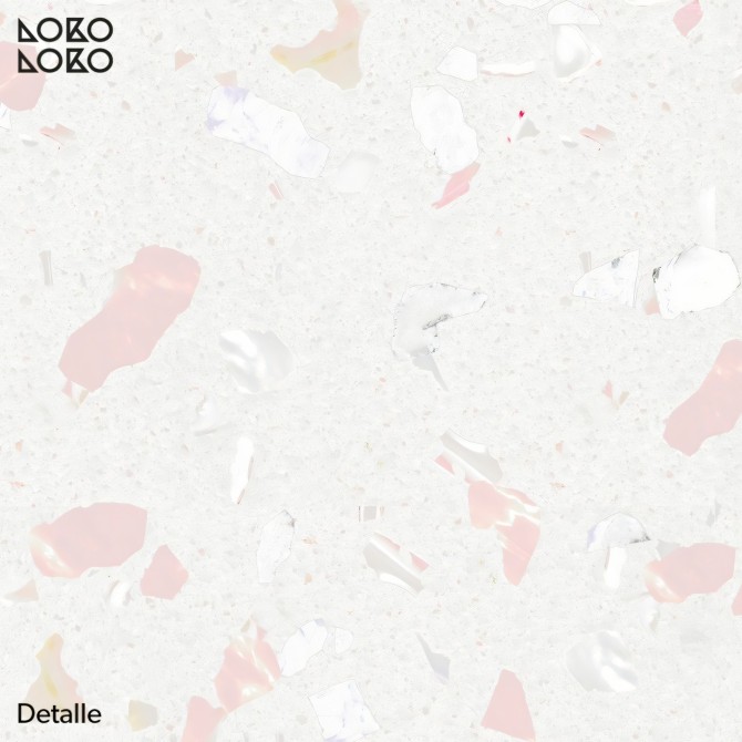 Light pink terrazzo