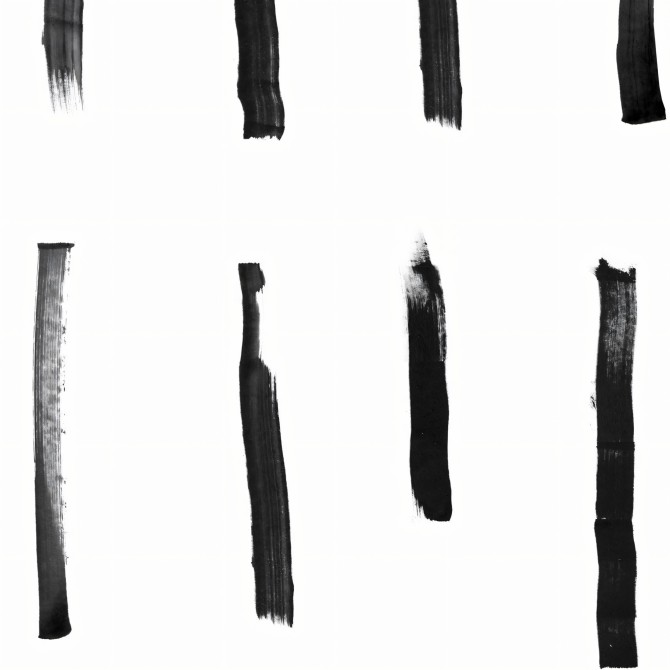 Brush vertical mini. Papel pintado ecológico autoadhesivo texturizado sin pvc para paredes y superficies lisas. Lokoloko