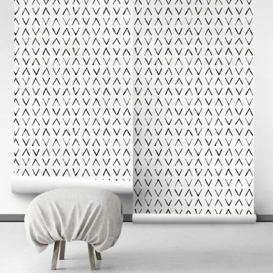 Mudcloth Africano Mini. Papel pintado ecológico autoadhesivo texturizado sin pvc para paredes y superficies lisas. Lokoloko