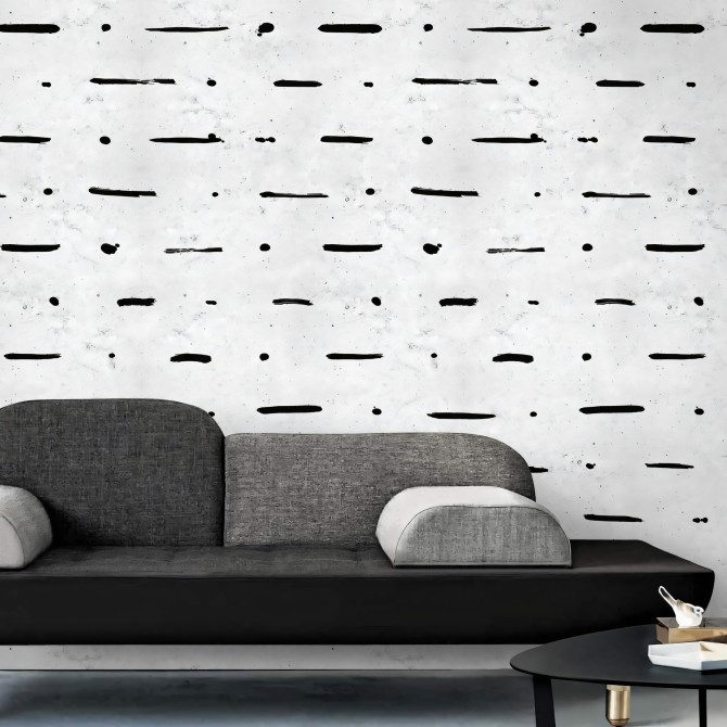 Mudcloth Paint Concrete.. Self-Adhesive eco-friendly PVC-free Texture wallpaper for walls living room or dining room. Lokoloko