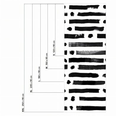 Brush lineal dots. Washable texture self-adhesive vinyl for furniture & walls. Lokoloko