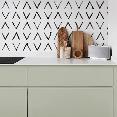 Mudcloth Africano. Vinilo lavable, tintas ecologicas, resistente al agua, antibacterias para forrar muebles y paredes.