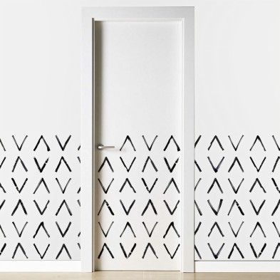Mudcloth Africano. Vinilo lavable, tintas ecologicas, resistente al agua, antibacterias para forrar muebles y paredes.