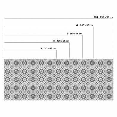 Patrón Vintage 3 blanco y negro. Vinilo, tintas ecologicas, resistente al agua, antibacterias para forrar muebles y paredes.