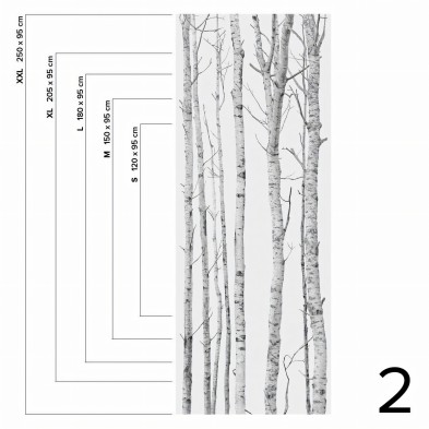 The Forest - piece 2 - Washable vinyl self-adhesive for wals and l furniture