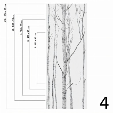 El Bosque - pieza 4 - vinilo lavable autoadhesivo opaco para muebles y paredes
