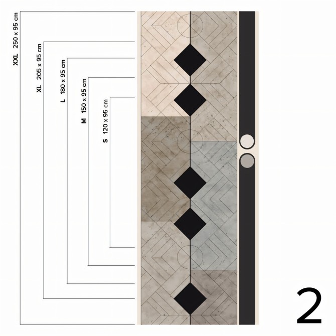 Gran Gatsby - Piece 2 - Washable selfadhesive vinyl for wall decor