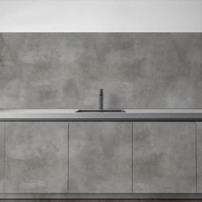Dark grey concrete. Washable self-adhesive eco inks. Vinyl for furniture kitchen doors tables, colors. Lokokoko