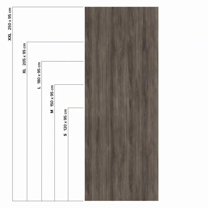 Ebony Wood African  - Washable vinyl self-adhesive for furniture and walls kitchen