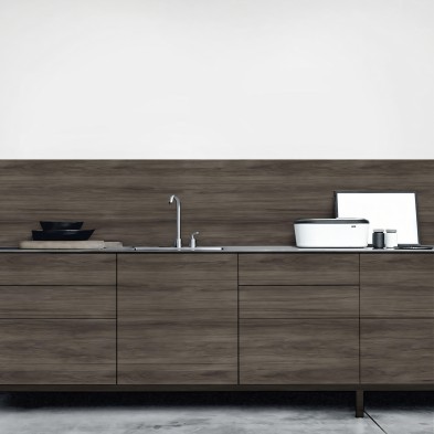 Ebony Wood African  - Washable vinyl self-adhesive for furniture and walls backslash kitchen. Lokoloko