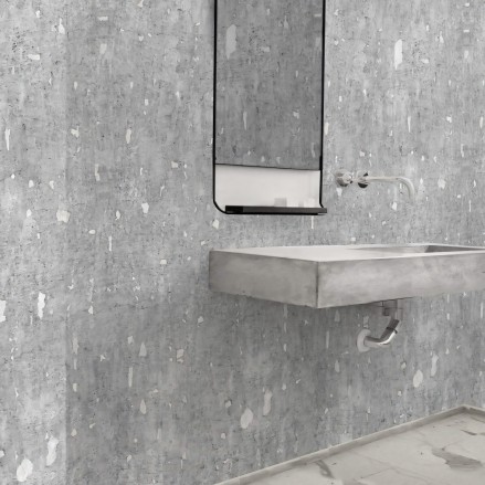 New Age Concrete  - washable self-adhesive opaque vynil for furniture and walls lokoloko