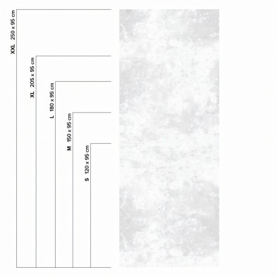 White Cement - washable self-adhesive opaque vynil for furniture and walls lokoloko