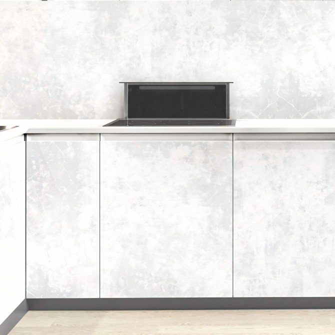 Cemento Blanco- vinilo lavable autoadhesivo opaco para paredes de azulejos y muebles de cocina o frentes y copetes