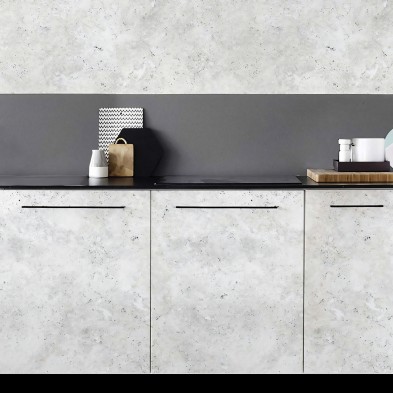 Textura de piedra - vinilo lavable autoadhesivo opaco para paredes de azulejos, frentes, copetes y muebles de cocinas, lokoloko