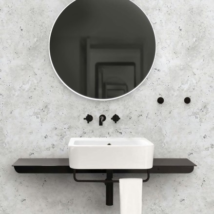 Textura de piedra - vinilo lavable autoadhesivo opaco para paredes de azulejos, bañera, ducha, lavabo y muebles de baño aseo