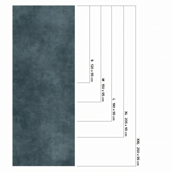 Ocean concrete. Washable self-adhesive opaque vynil for furniture and walls. Lokoloko