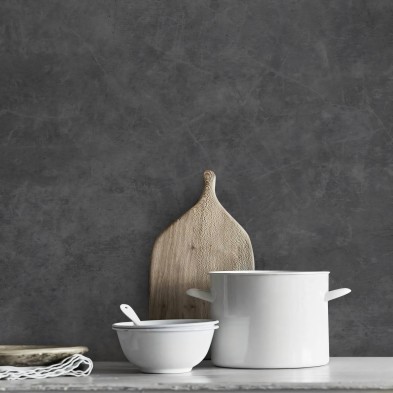 Hormigón Gris Grafito. Vinilo lavable autoadhesivo para paredes de cocinas, azulejos, frentes y copetes. Lokoloko
