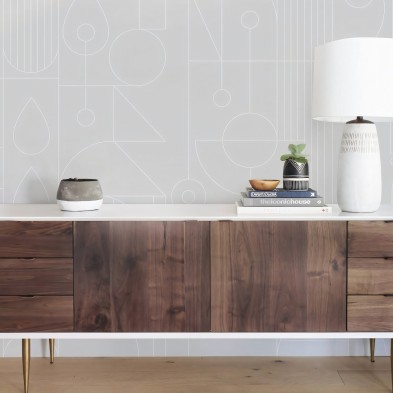 Line 1 - vinilo autoadhesivo lavable para forrar muebles aparadores, salones recibidores