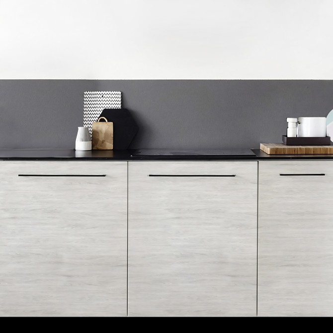 Madera 22 Decoración de puertas de cocina con vinilo