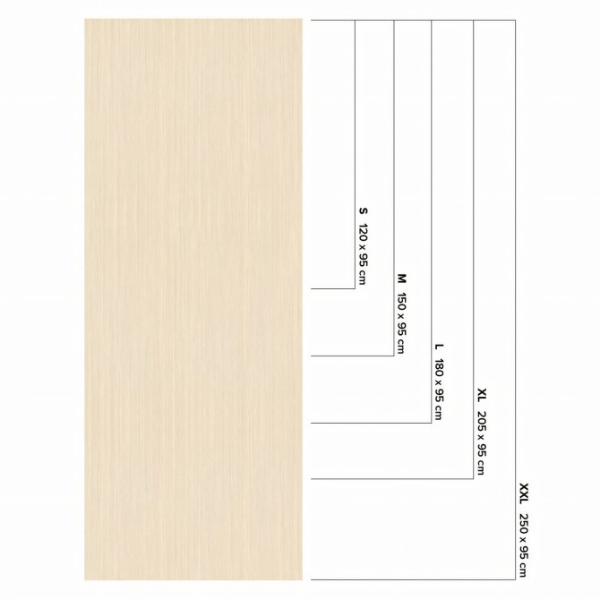  Norwegian Beech wood measures self-adhesive opaque washable vinyl