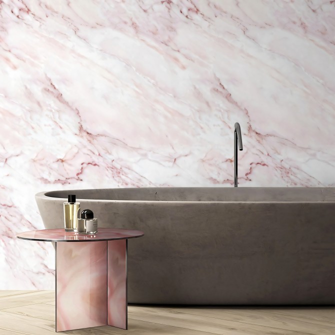  Portuguese pink marble - opaque self-adhesive washable vinyl for bathrooms furniture walls flooring lokoloko