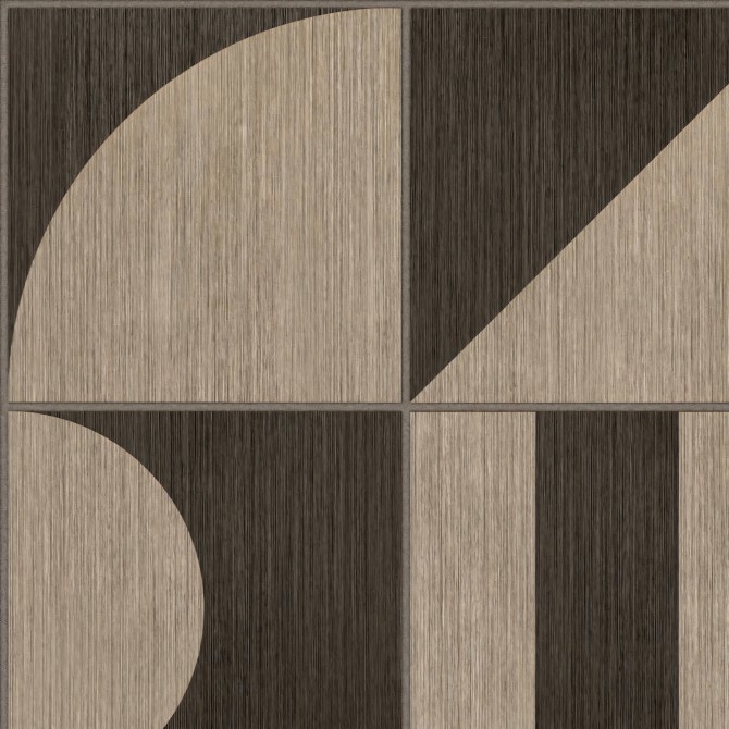  Wood tiles Boho Bauhaus - detail washable self adhesive vinyl for furniture kitchens walls floors loko loko