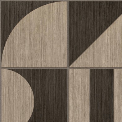 Azulejos de madera Boho Bauhaus - detalle vinilo lavable autoadhesivo laminado para muebles cocinas paredes suelos loko loko