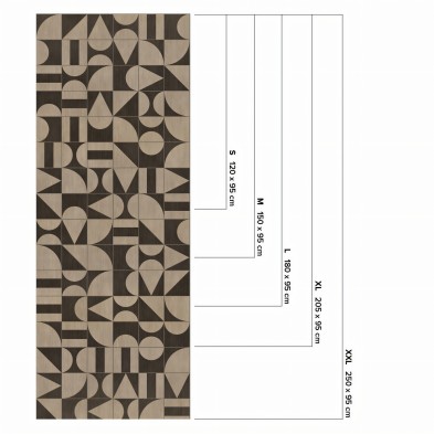Azulejos de madera Boho Bauhaus - medidas vinilo lavable autoadhesivo laminado para muebles cocinas paredes suelos loko loko