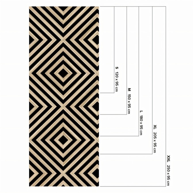 Wood pattern 1 - Sizes