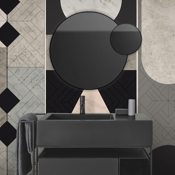 Gran Gatsby - vinilo autoadhesivo lavable para paredes aseos azulejos wc pasillos recibidores loko loko