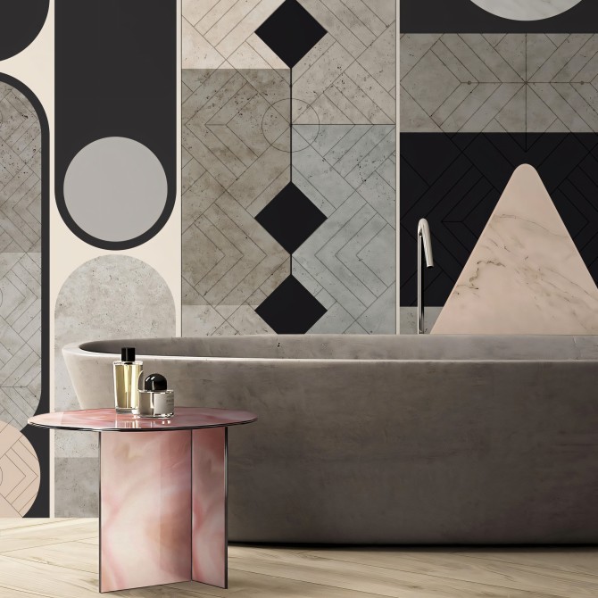 Gran Gatsby - vinilo autoadhesivo lavable para paredes aseos azulejos wc pasillos recibidores loko loko