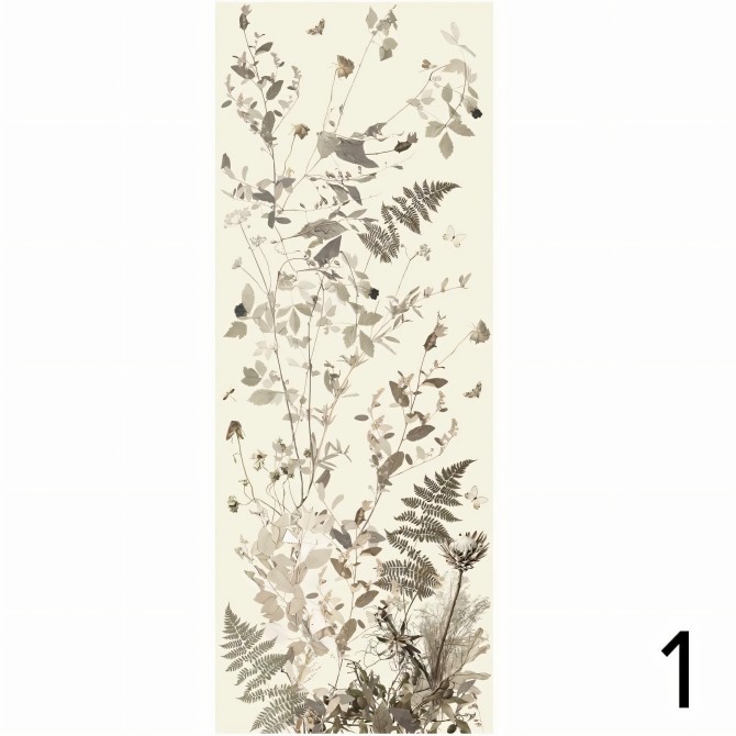 Tempus Natural - Eco-friendly self-adhesive wallpaper mural for bedroom living-room - Piece 1 - Lokoloko