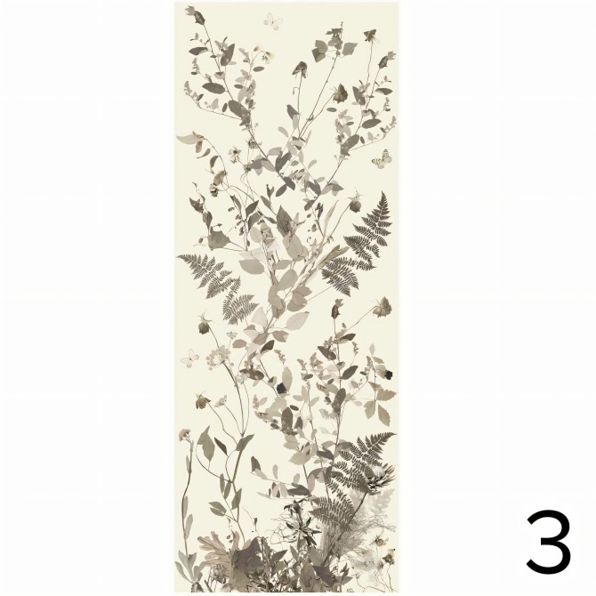 Tempus Natural - Papel pintado pared ecológico autoadhesivo para superficies lisas - Pieza 3 - Lokoloko
