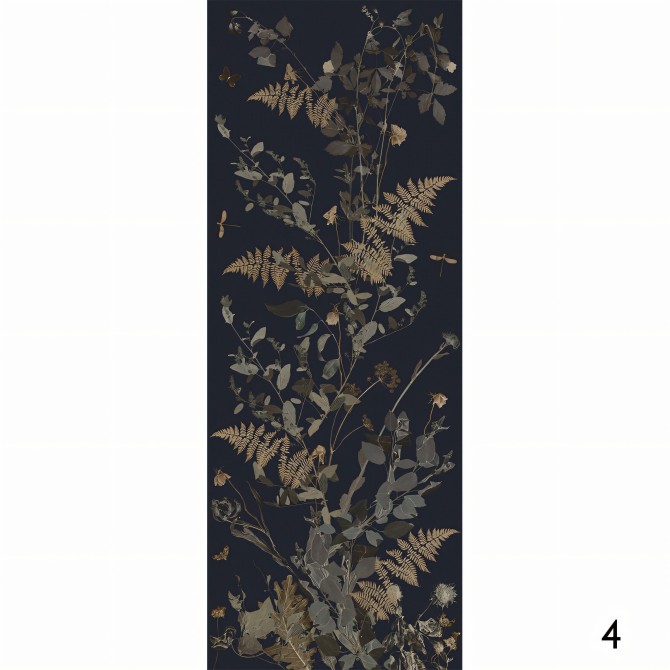 Tempus Night - Eco-friendly self-adhesive wallpaper mural for bedroom living-room - Piece 4 - Lokoloko