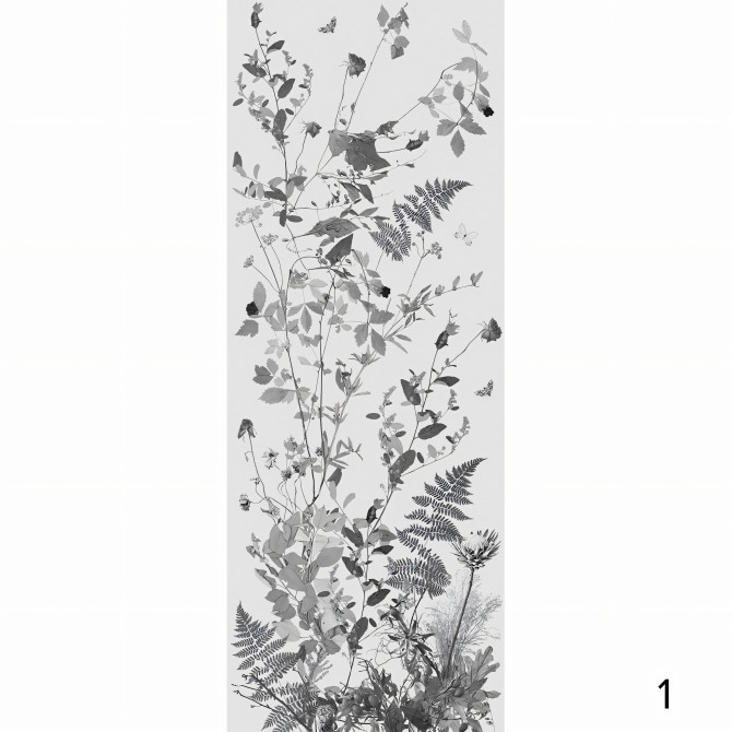 Tempus - Mural de Papel ECO autoadhesivo para paredes de cabeceros dormitorios, recibidores con flores