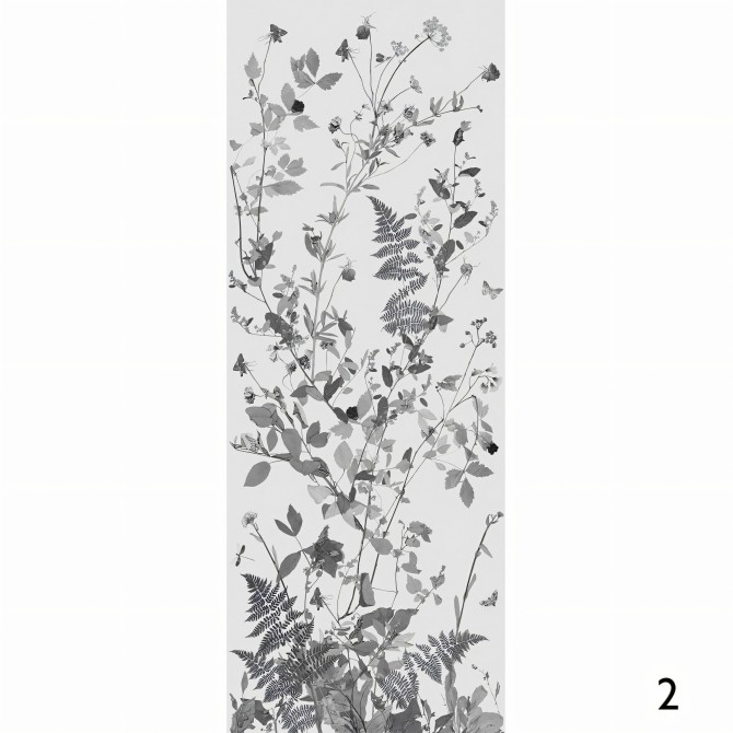 Tempus - Eco-friendly self-adhesive wallpaper mural for bedroom living-room - Piece 2 - Lokoloko