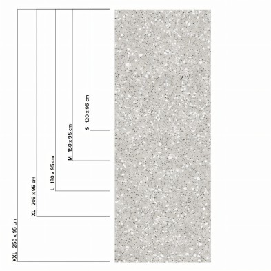 Croce Terrazzo   - washable self-adhesive opaque vynil for furniture, floor and walls kitchen bathroom lokoloko