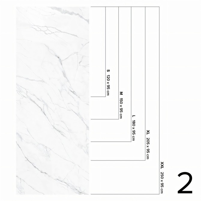 Mármol Blanco Calacatta - Vinilo lavable autoadhesivo opaco para paredes, muebles y suelos en cocinas, baños. Lokoloko