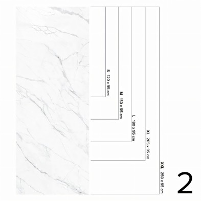 Mármol Blanco Calacatta - Vinilo lavable autoadhesivo opaco para paredes, muebles y suelos en cocinas, baños. Lokoloko