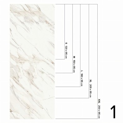 Gold Marble Calacatta - washable opaque self-adhesive vinyl for walls tiles, furniture and floor bathroom and kitchen Lokoloko
