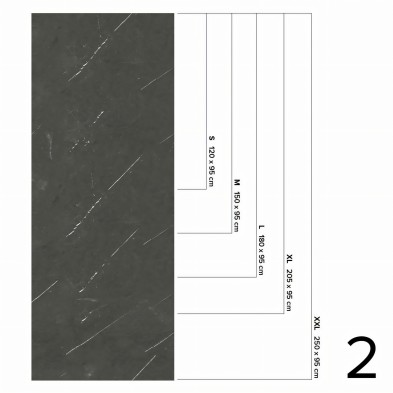 Nero Marble - washable opaque self-adhesive vinyl for walls tiles, furniture and floor bathroom and kitchen Lokoloko