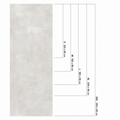 Cuzco Cement -  washable self-adhesive opaque vynil for furniture, floor and walls kitchen bathroom lokoloko