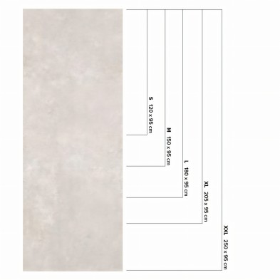 Cemento Velasca - vinilo lavable autoadhesivo opaco para paredes, muebles y suelos baños cocinas. Medidas lokoloko