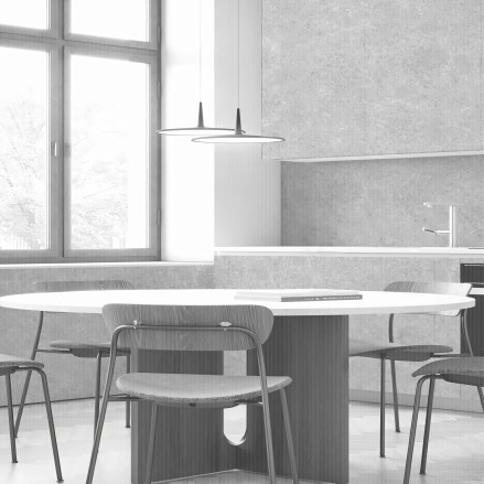 Cemento Barbican - vinilo lavable autoadhesivo opaco para paredes frente cocina puertas minimalista gris lokoloko