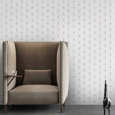 Hexágonos Abstractos 1 vinilo autoadhesivo lavable para muebles paredes suelos geometrico cocinas dormitorios interior  lokoloko